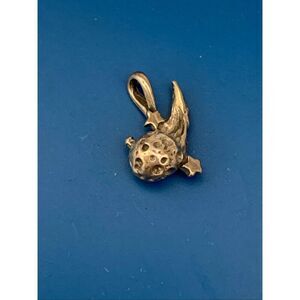 Comet and Star Sterling Silver Jewelry Charm #universe #space